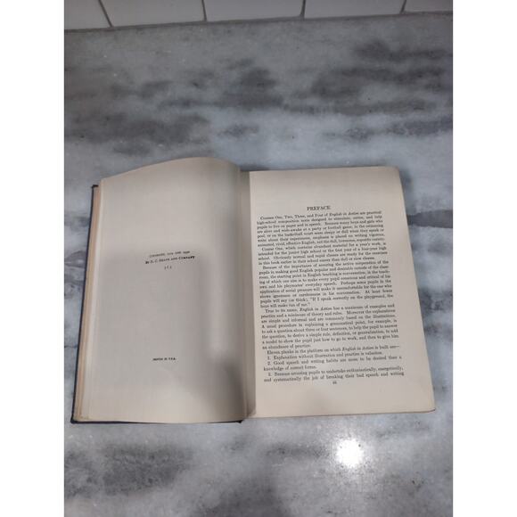 English In Action:‎ Course One by J. C. Tressler, Educational Hardcover, 1930 - Picture 4 of 8